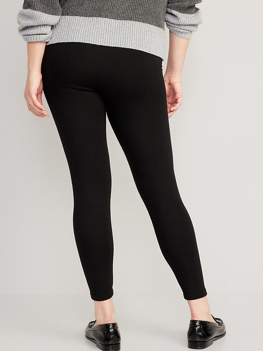 High-Waisted Fleece-Lined Leggings Product Image