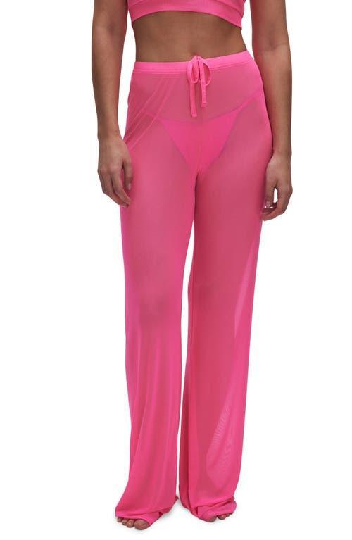 Womens Mesh Wide Pants | | Good American by Khlo Kardashian Product Image