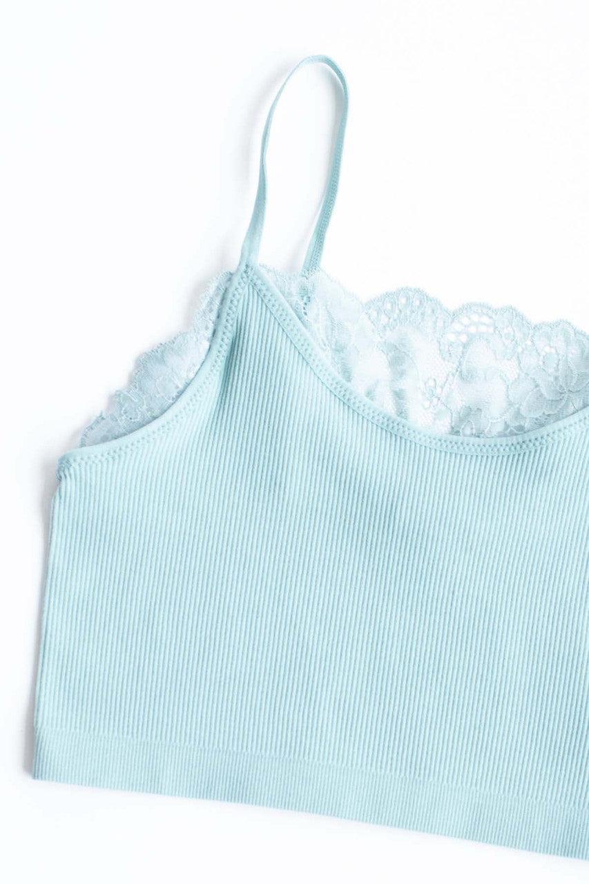 Haze Sage Lace Inset Seamless Cami Product Image