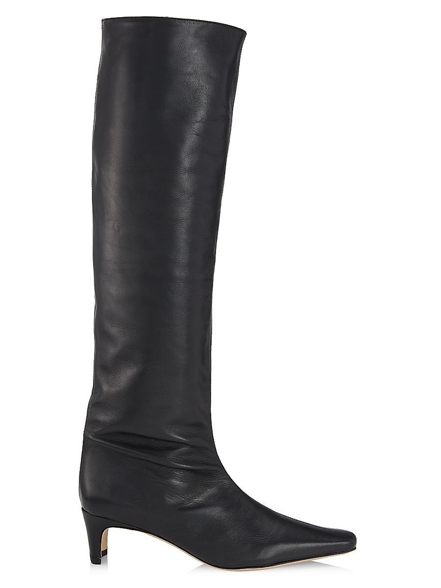 Staud Womens Wally Mid Heel Knee High Boots Product Image