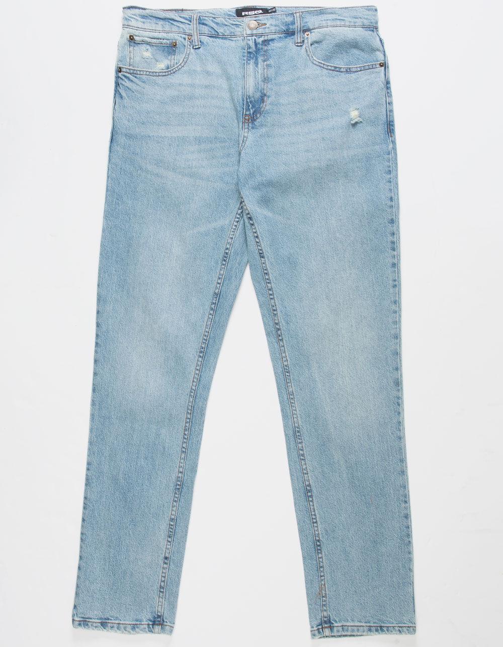RSQ Mens Relaxed Taper Medium Tint Denim Jeans - MEDIUM WASH Product Image