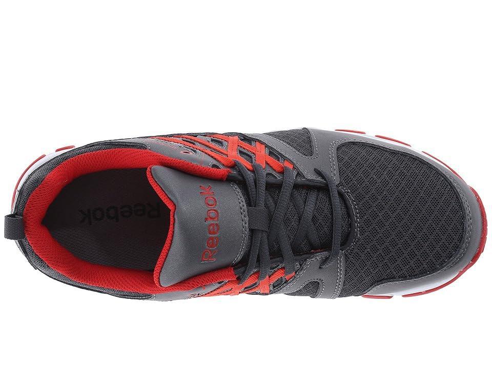 Reebok Work Sublite Work Men's Steel-Toe Shoes, Size: 8 Wide, Gray Red Product Image
