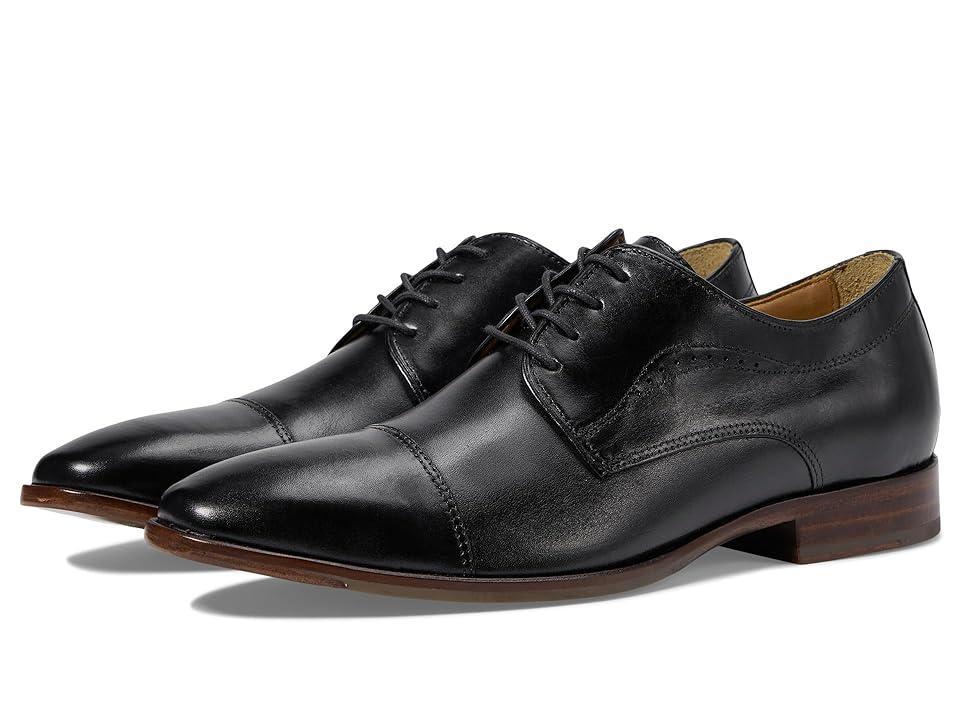 Johnston & Murphy McClain Cap Toe Dress Oxford Full Grain) Men's Lace Up Cap Toe Shoes Product Image