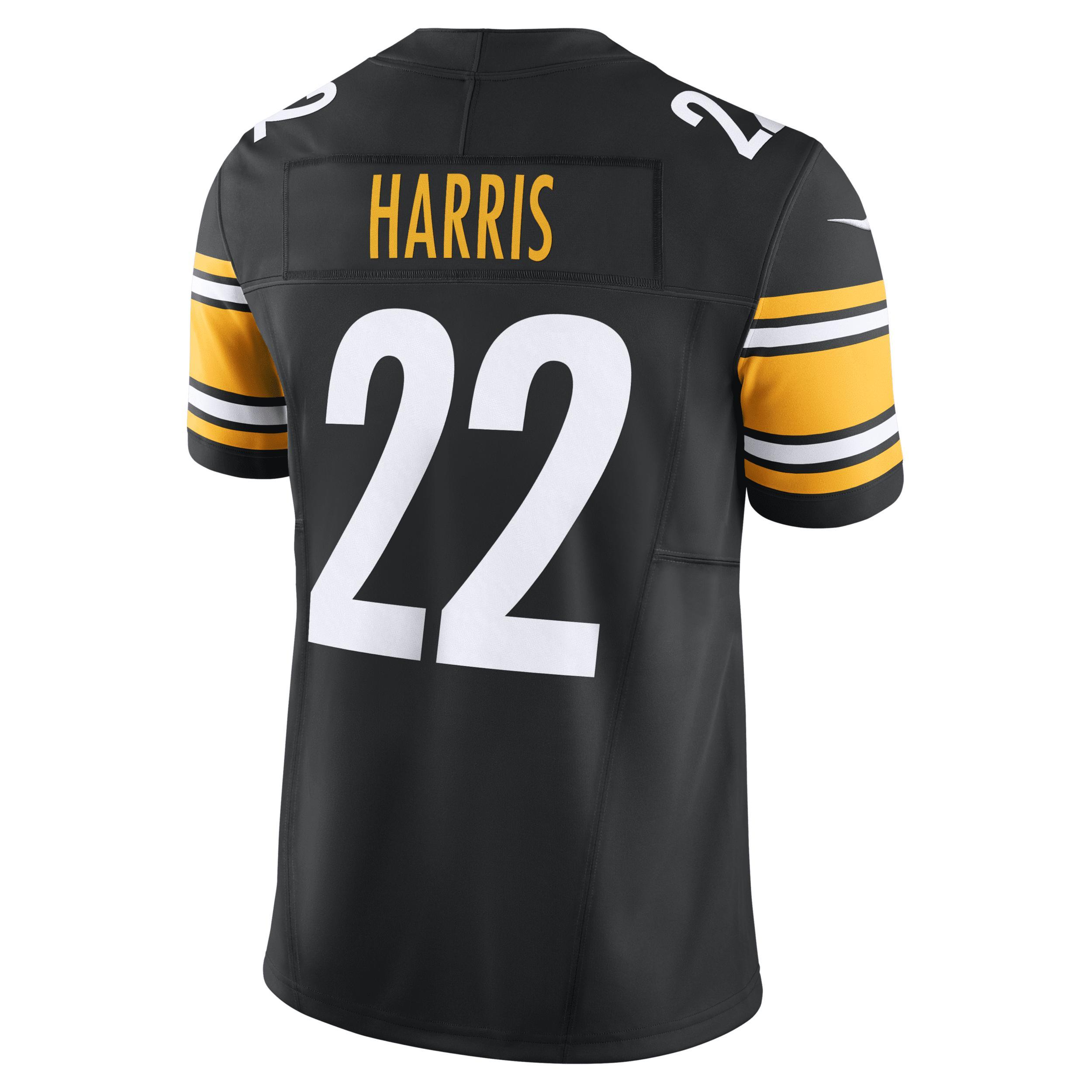 Men's Nike Najee Harris Black Pittsburgh Steelers Vapor F.U.S.E. Limited Jersey, Size: XL Product Image