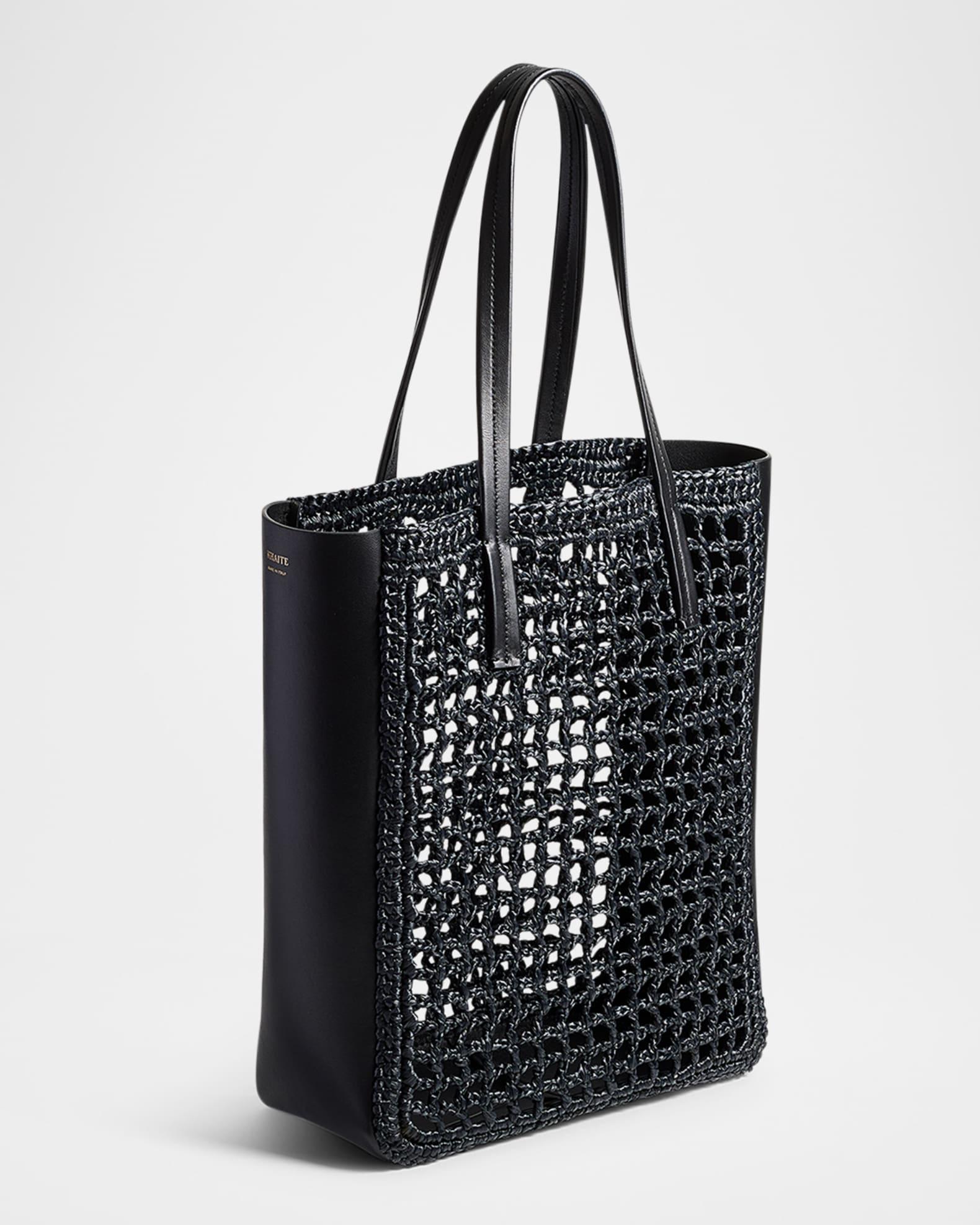 Zoe Small Raffia Tote Bag  Product Image