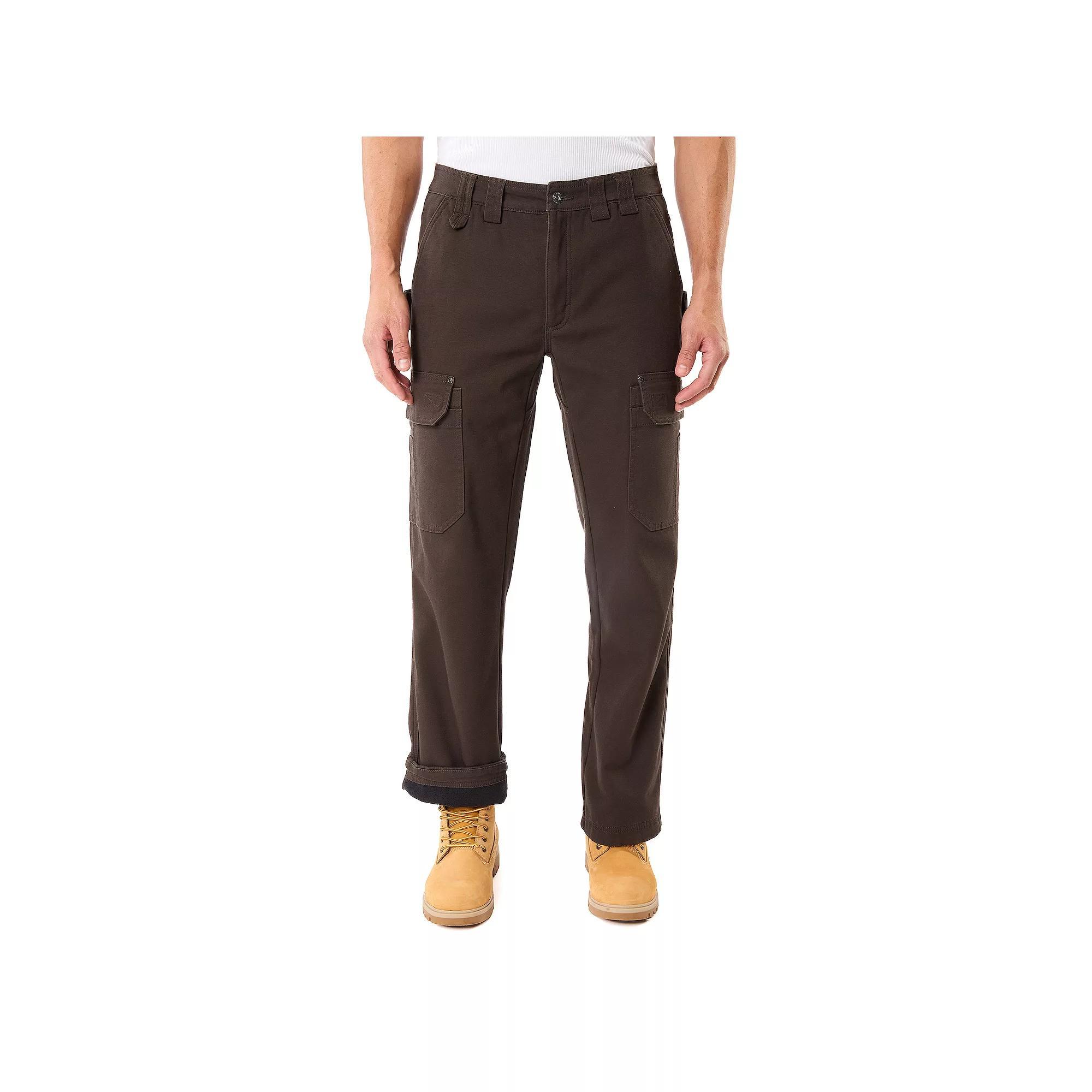 Mens Smith's Workwear Duck Canvas Gusset Utility Cargo Carpenter Pants, Men's, Size: 40 X 32, Granite Grey Product Image