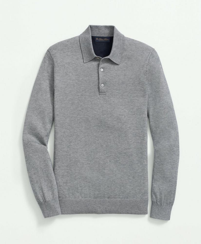 Luxe Polo Sweater In Cotton-Cashmere Product Image