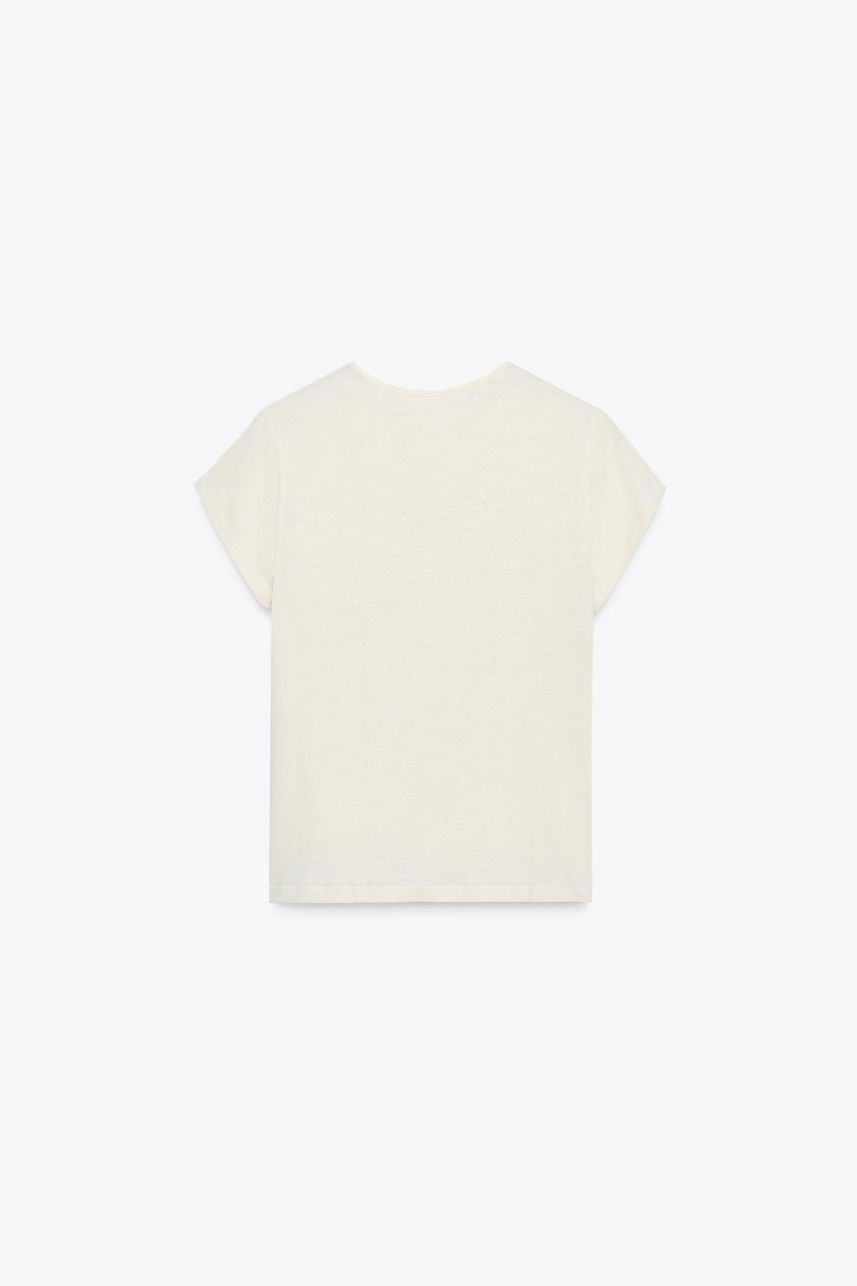 SHORT SLEEVE TEXTURED T-SHIRT Product Image
