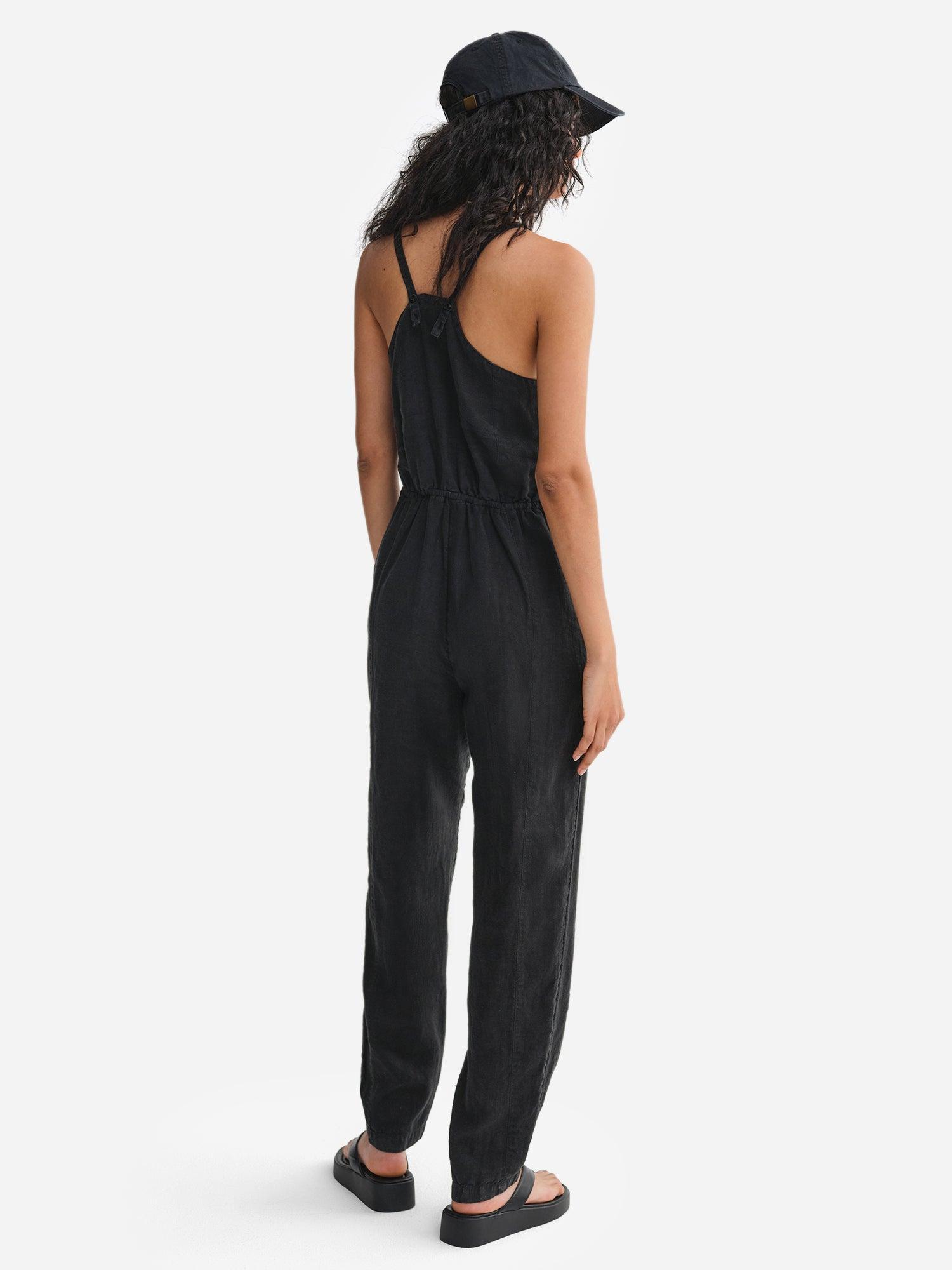 Organic Linen Tank Jumpsuit Female Product Image