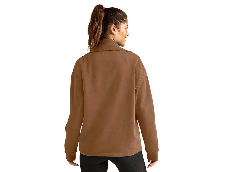 Beyond Yoga Trek Pullover (Toffee) Women's Clothing Product Image
