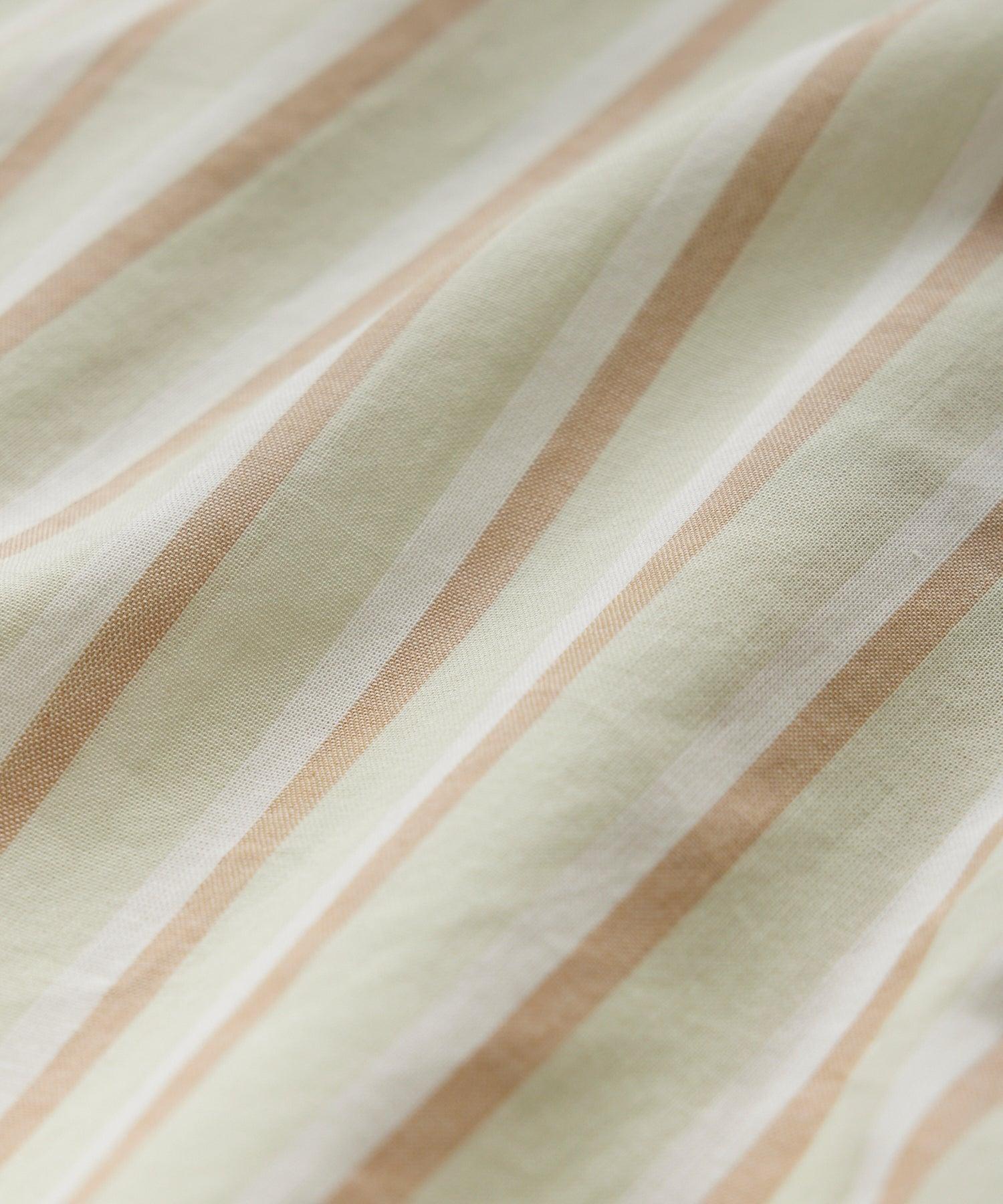 Summerweight Cafe Shirt in Pistachio Stripe Product Image