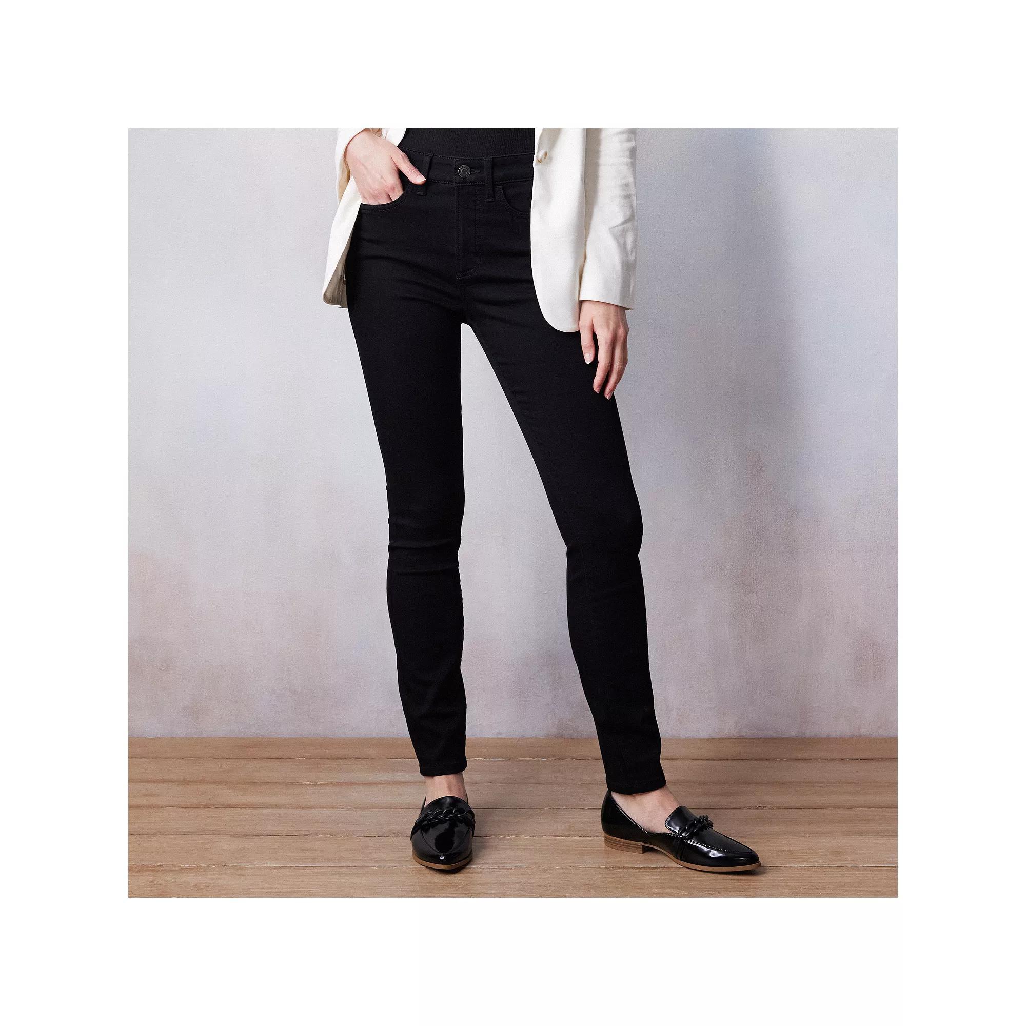 Womens LC Lauren Conrad High Rise 5 Pocket Skinny Jeans Product Image