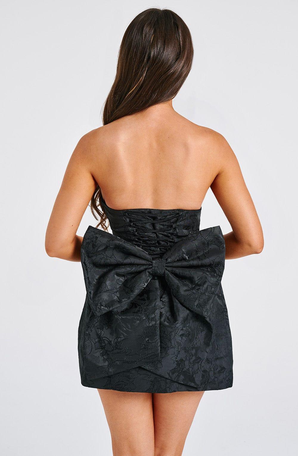 Elenora Mini Dress - Black Product Image
