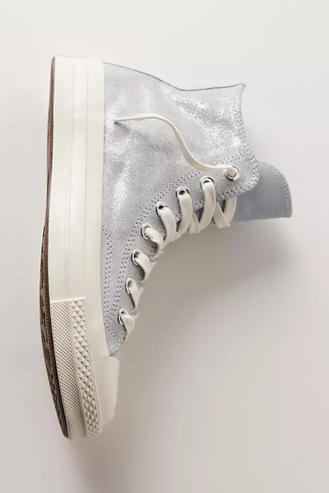 Chuck 70 Suede Shimmer High Top Sneakers Product Image