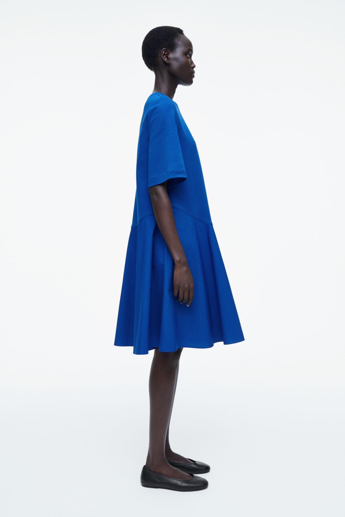 ASYMMETRIC MINI T-SHIRT DRESS Product Image