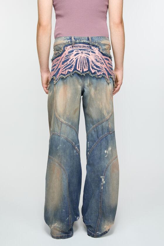 Loose fit denim trousers Product Image