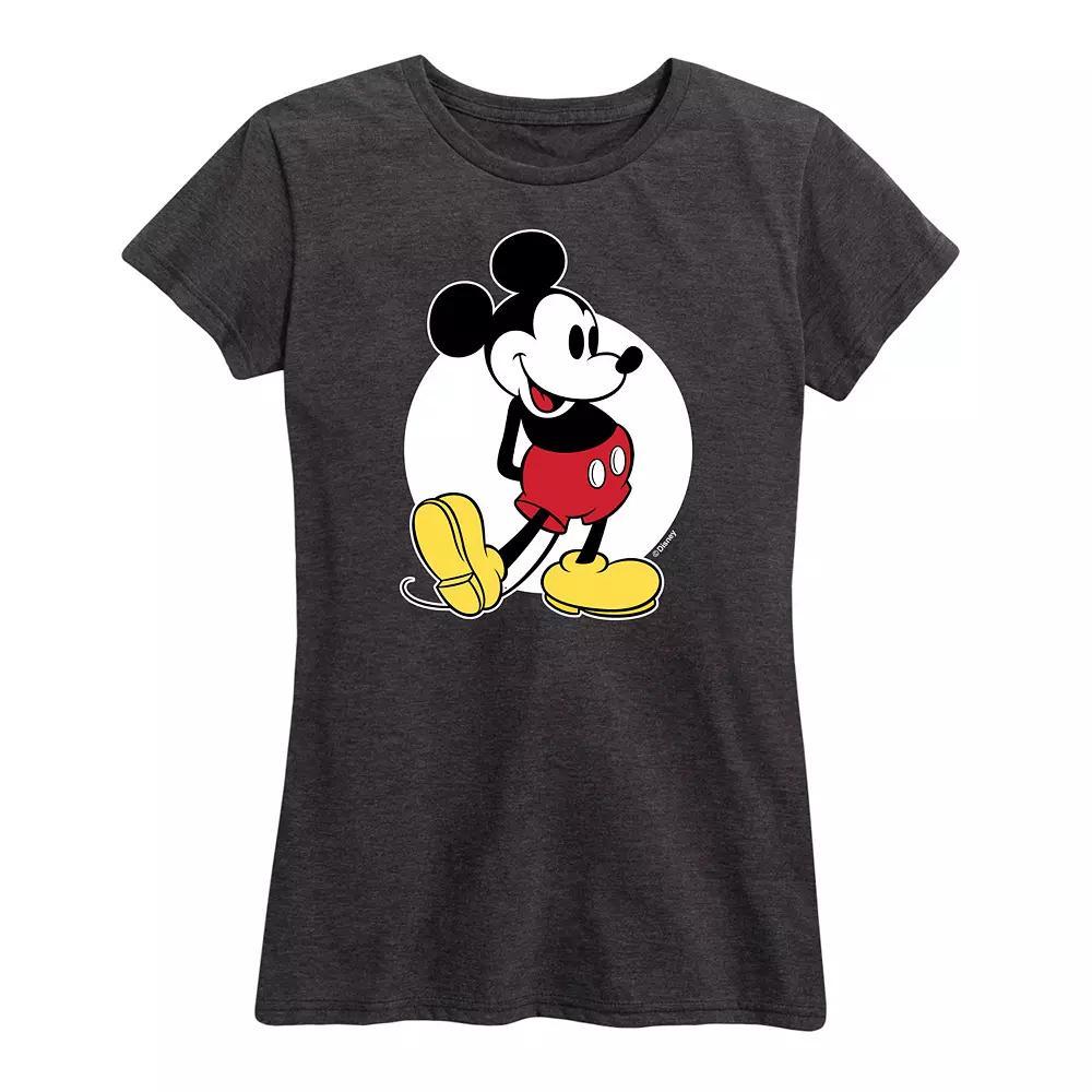 Disney's Lilo & Stitch Women's I Love Stitch Graphic Tee, Size: Medium, Heather Grey Product Image