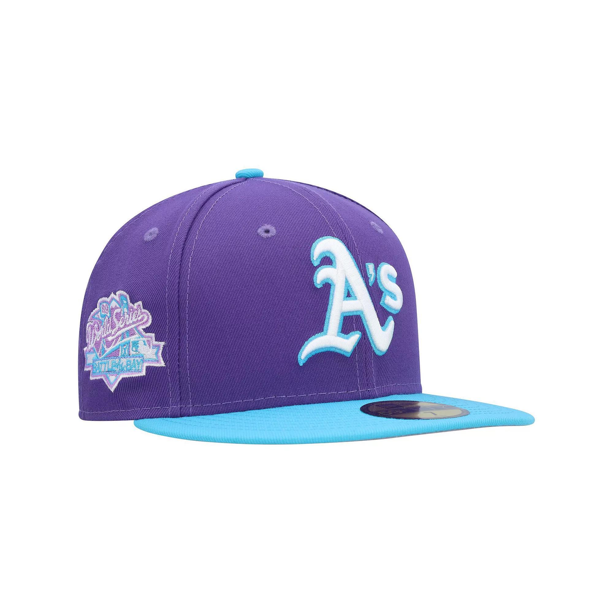 Men's New Era Purple Oakland Athletics Vice 59FIFTY Fitted Hat, Size: 7 3/4 Product Image