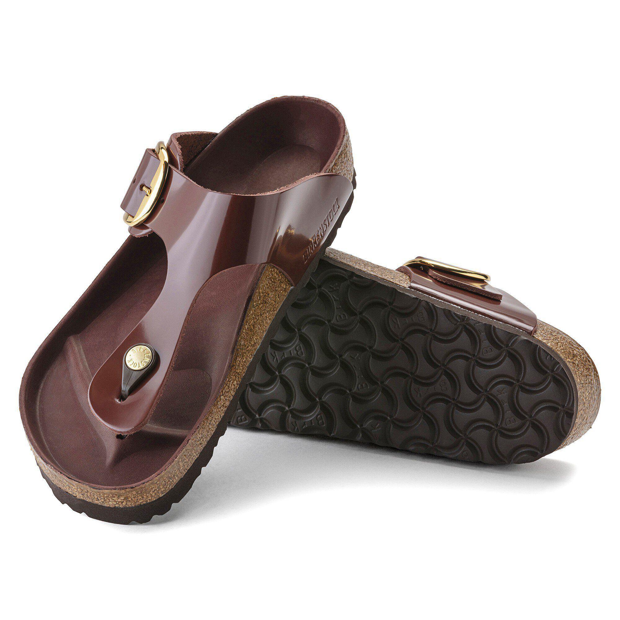 Gizeh Big Buckle Natural Leather Patent Product Image