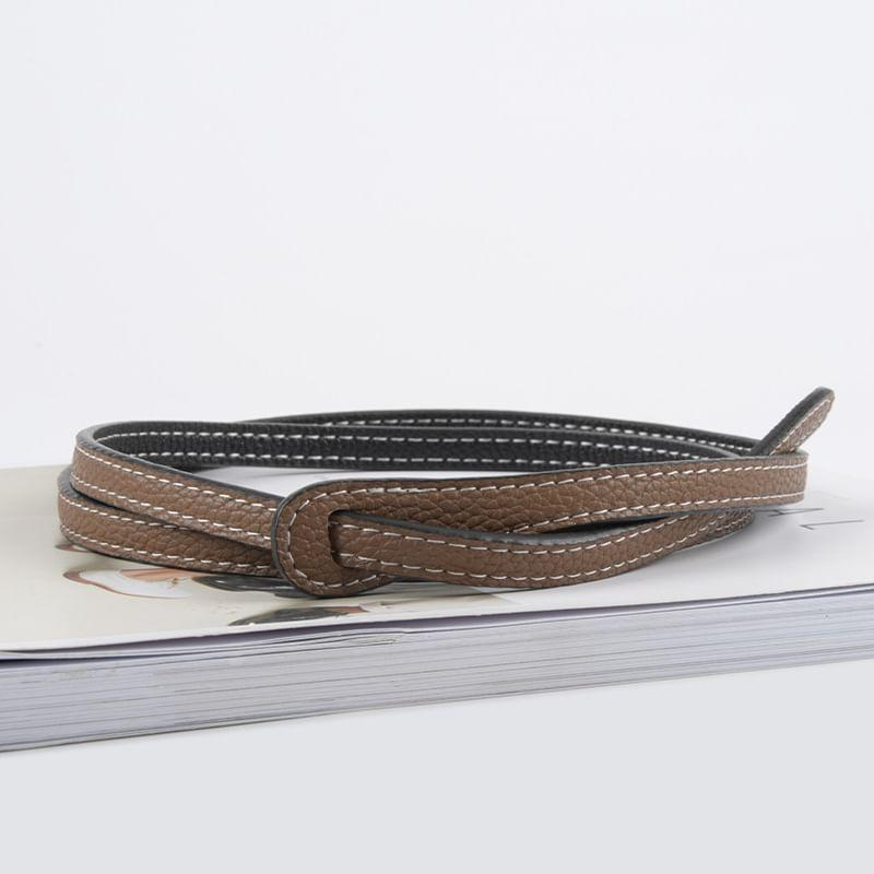 Genuine Leather Thin Belt Product Image