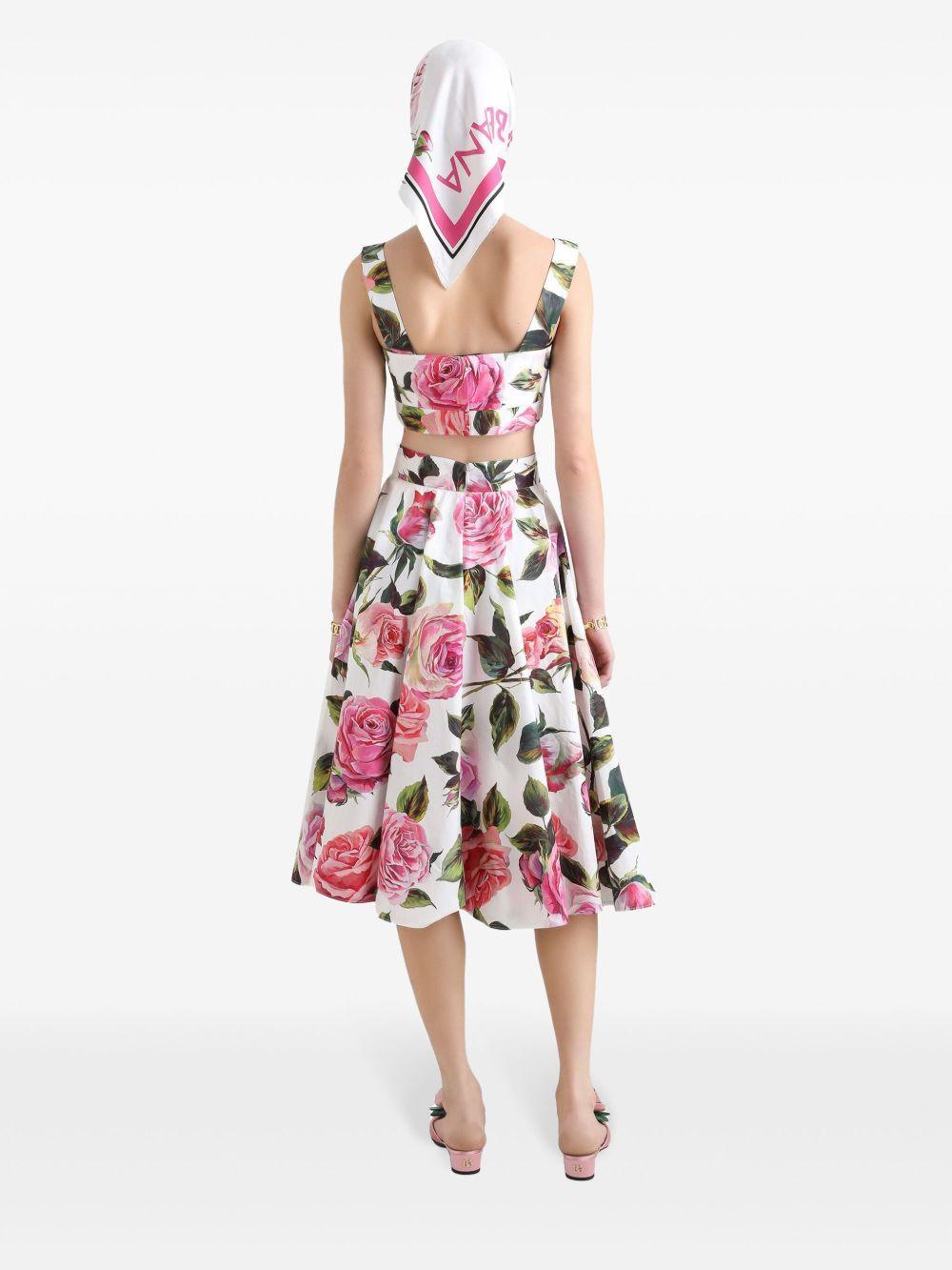 floral-print midi skirt Product Image
