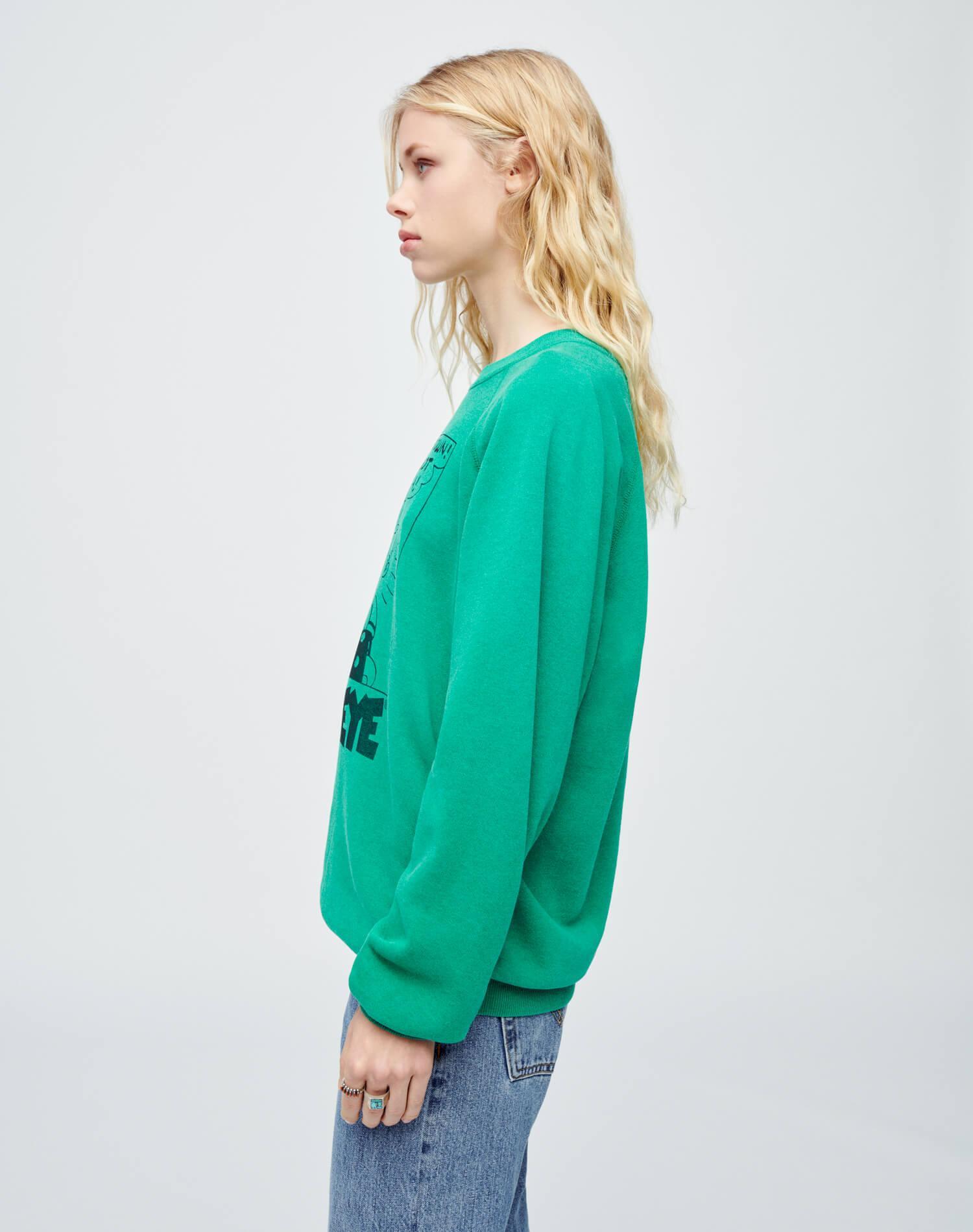Upcycled "Popeye Idea" Sweatshirt - Assorted Product Image