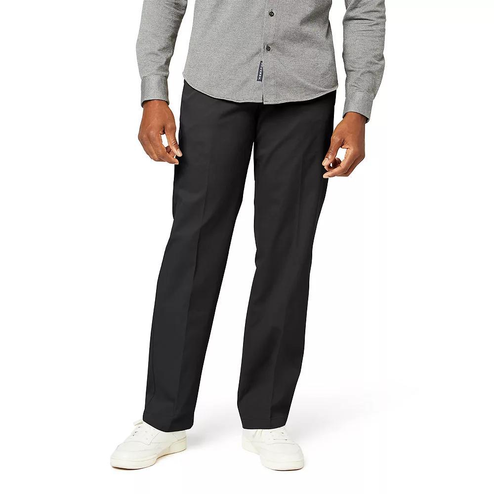 Men's Dockers® Workday Classic-Fit Smart 360 FLEX Khaki Pants, Size: 38 X 32, Black Product Image