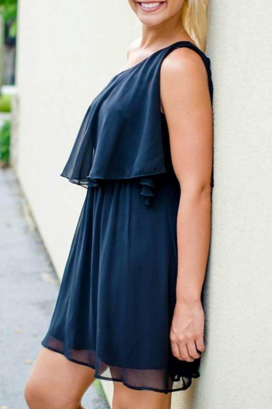 Oneshoulder Ruffle Dress Product Image