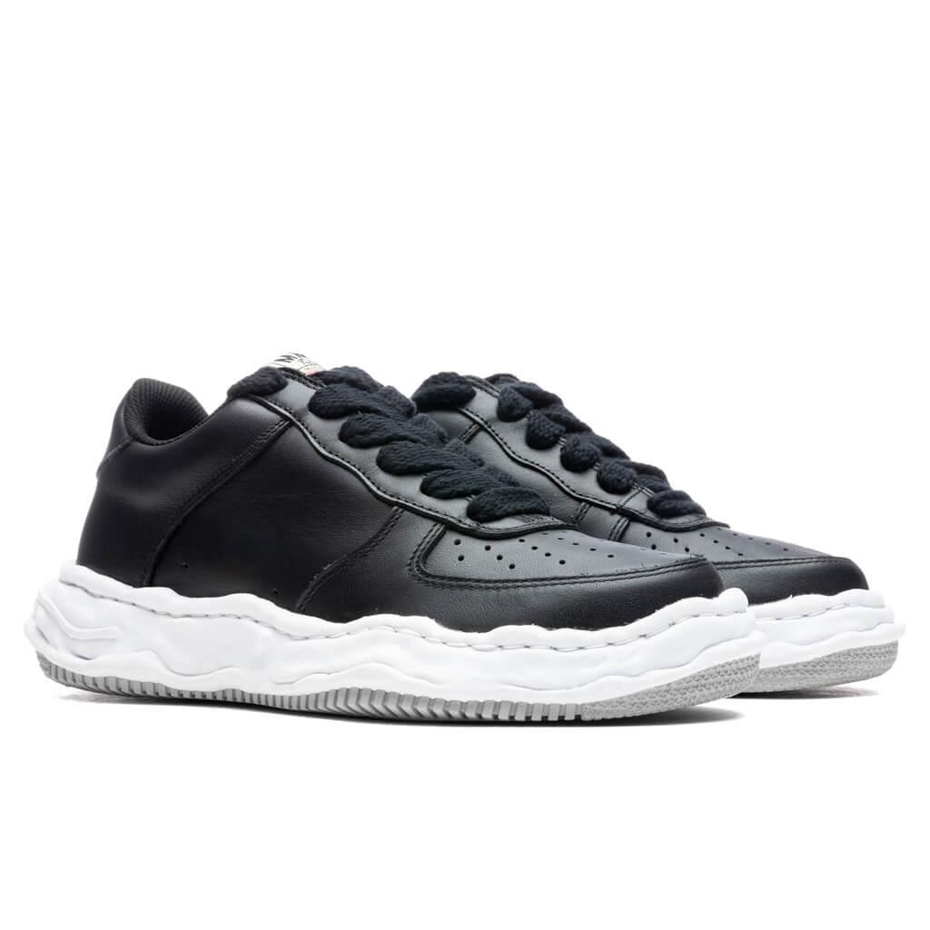 Wayne Low OG Sole Leather Sneaker - Black Male Product Image