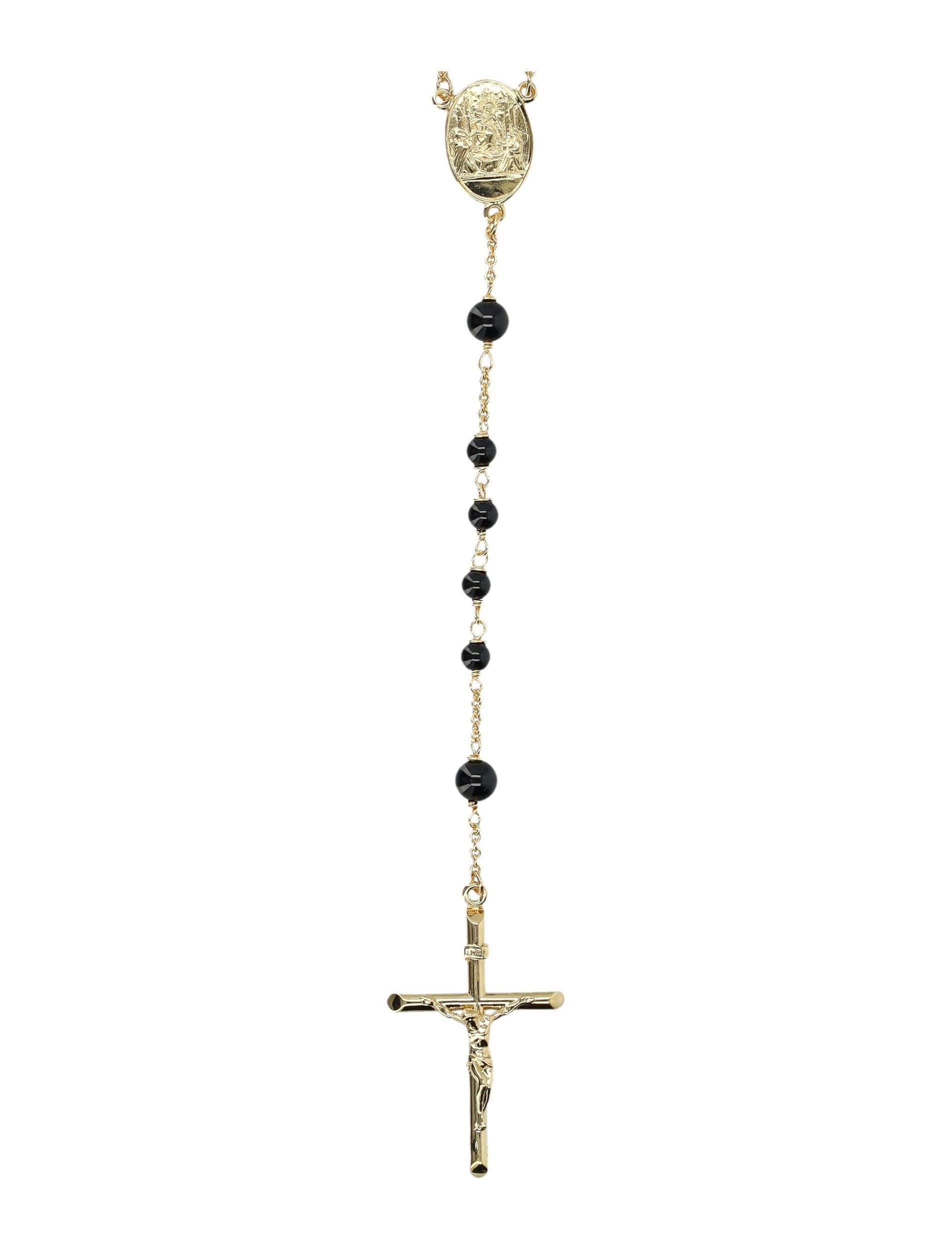DOLCE & GABBANA Rosary Necklace In Gold Product Image
