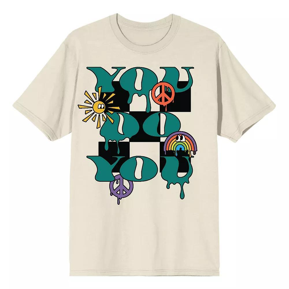 Men's Positive Vibes You Do You Tee, Size: Medium, Off White Product Image