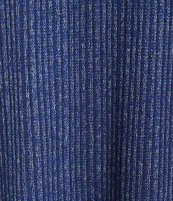 Blu Pepper Sweater Knit V-Neck Short Sleeve Top Product Image