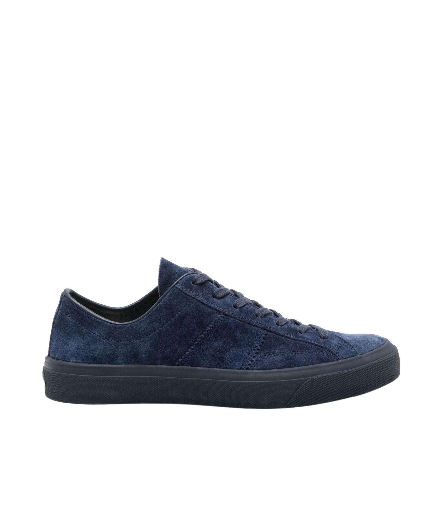 TOM FORD Cambridge Suede Sneakers In Black Product Image