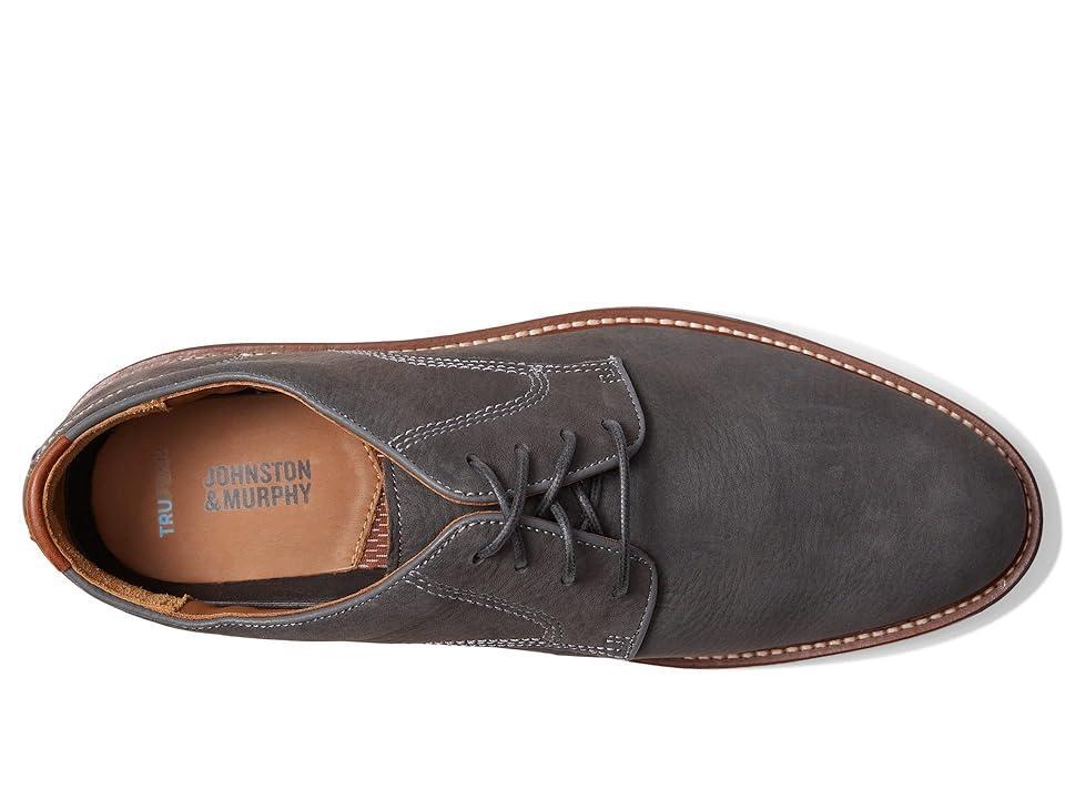 Johnston  Murphy Mens Upton Nubuck Plain Toe Lace Up Oxfords Product Image