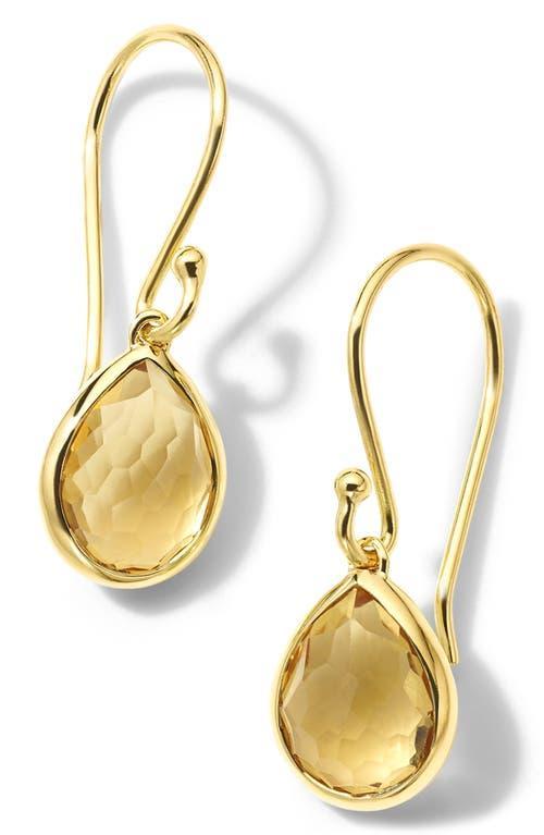 18K Rock Candy Teardrop Earrings Product Image