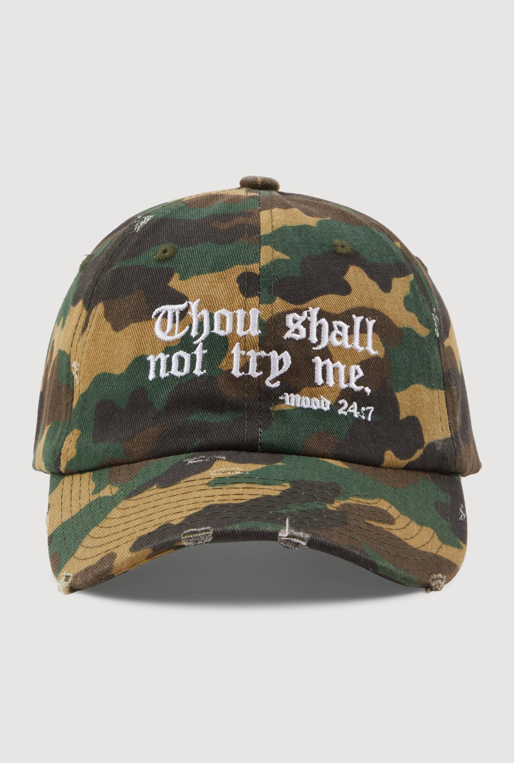 Thou Shall Not Try Me Baseball Cap Female Product Image