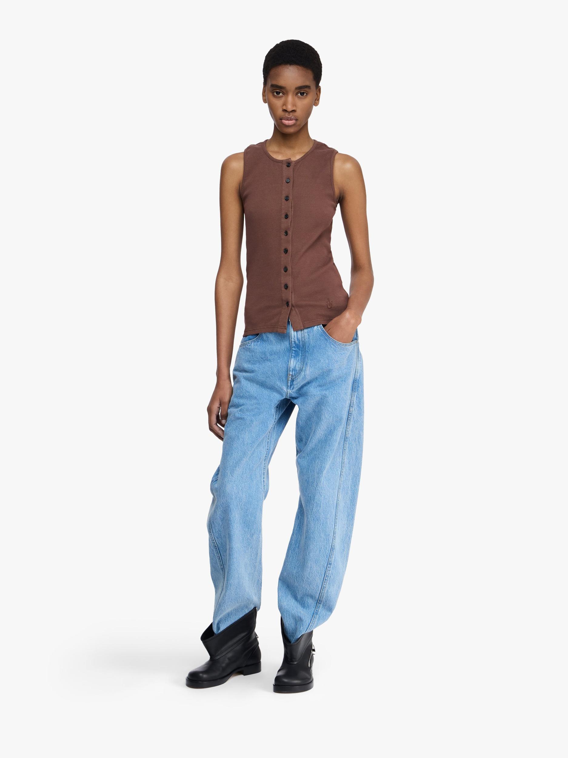 BUTTON DETAIL TANK TOP Product Image