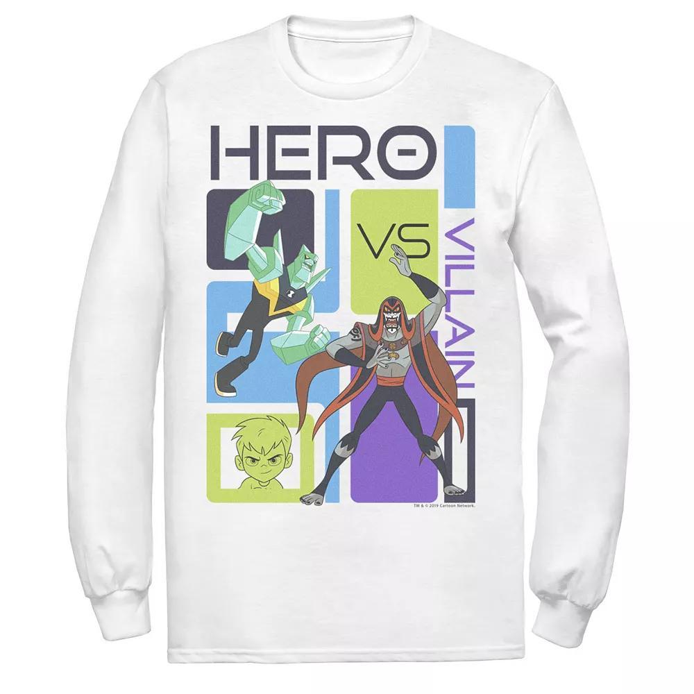 Men's Ben 10 Hero Vs Villain Tee, Size: Small, White Product Image