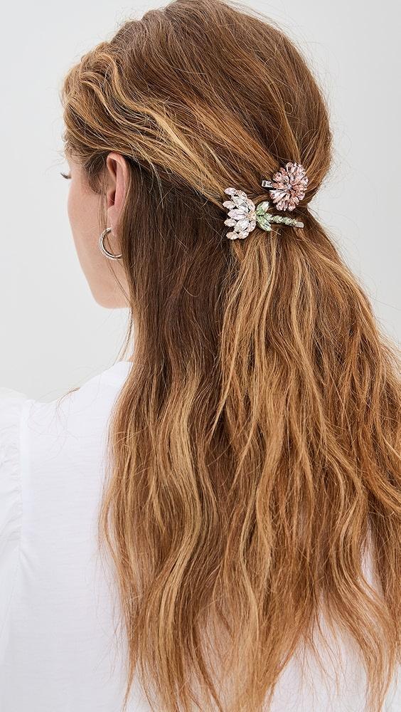 Simone Rocha Crystal Carnation Hair Clip | Shopbop Product Image
