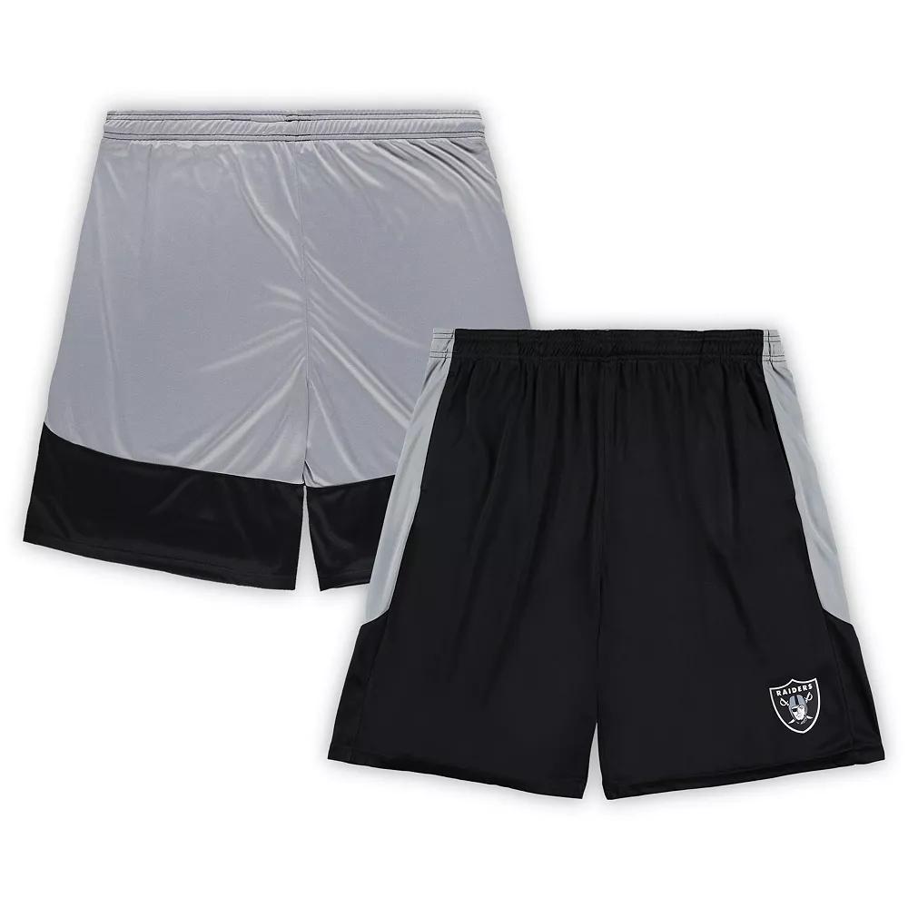 Men's Fanatics Black Las Vegas Raiders Big & Tall Team Logo Shorts, Size: 2XB, Lvr Black Product Image