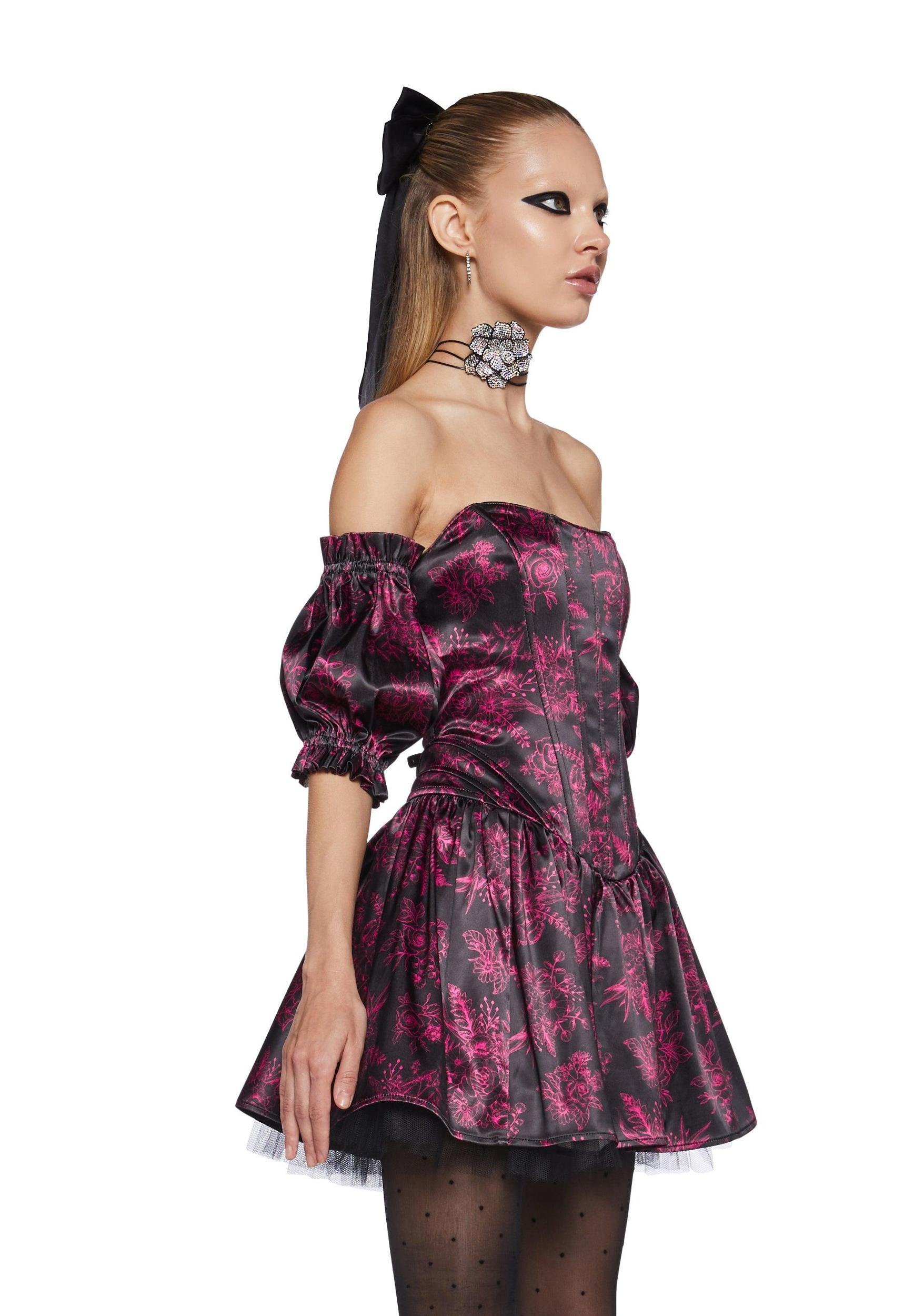 Holding Court Corset Dress - Black Baby Product Image