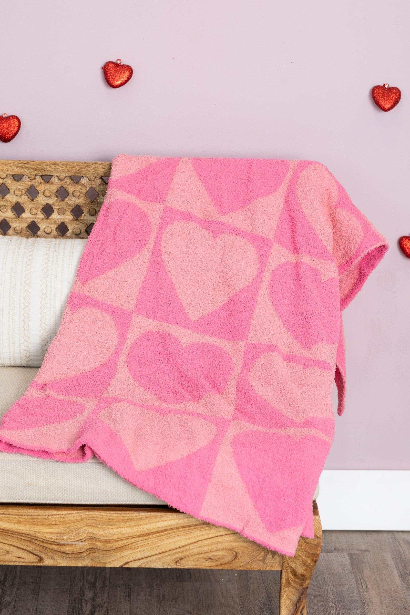 Heart Checkerboard Pattern Blankets Product Image