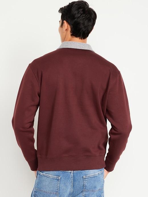 Quarter-Zip Fleece Polo Product Image