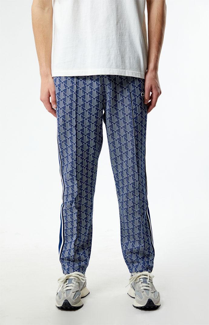 Lacoste Mens Geo Print Elastic-Waist Pants Product Image