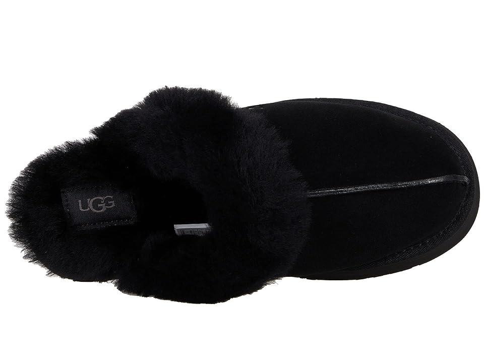 Disquette Suede & Shearling Platform Slippers Product Image