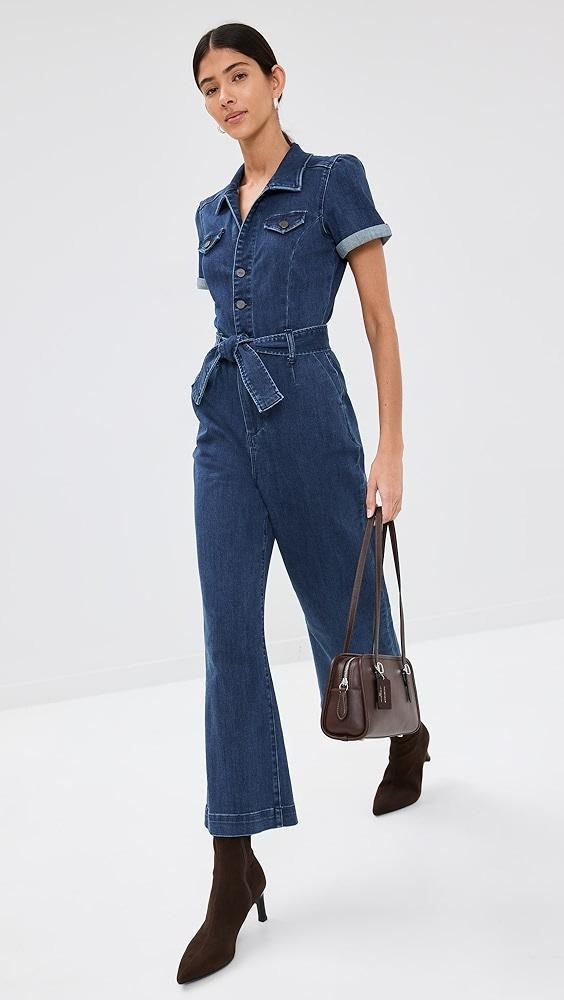 PAIGE Anessa Short Sleeve Jumpsuit | Shopbop Product Image