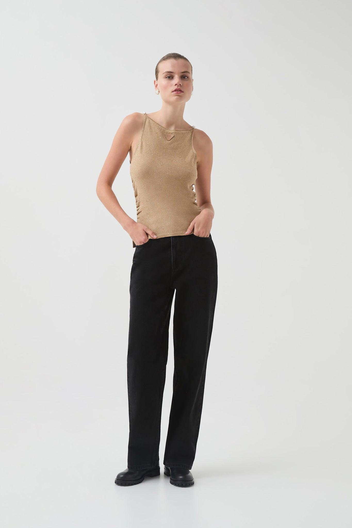 Ariel Sequin Knit Top Product Image