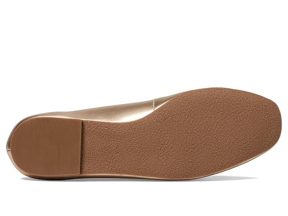 Jack Rogers Kenlyn Ballet Metallic Leather Bow Flats Product Image