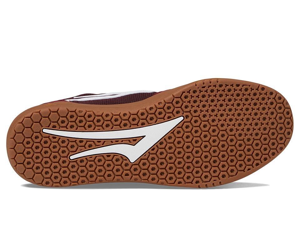 Lakai Atlantic (Burgundy/Gum Suede) Men's Skate Shoes Product Image