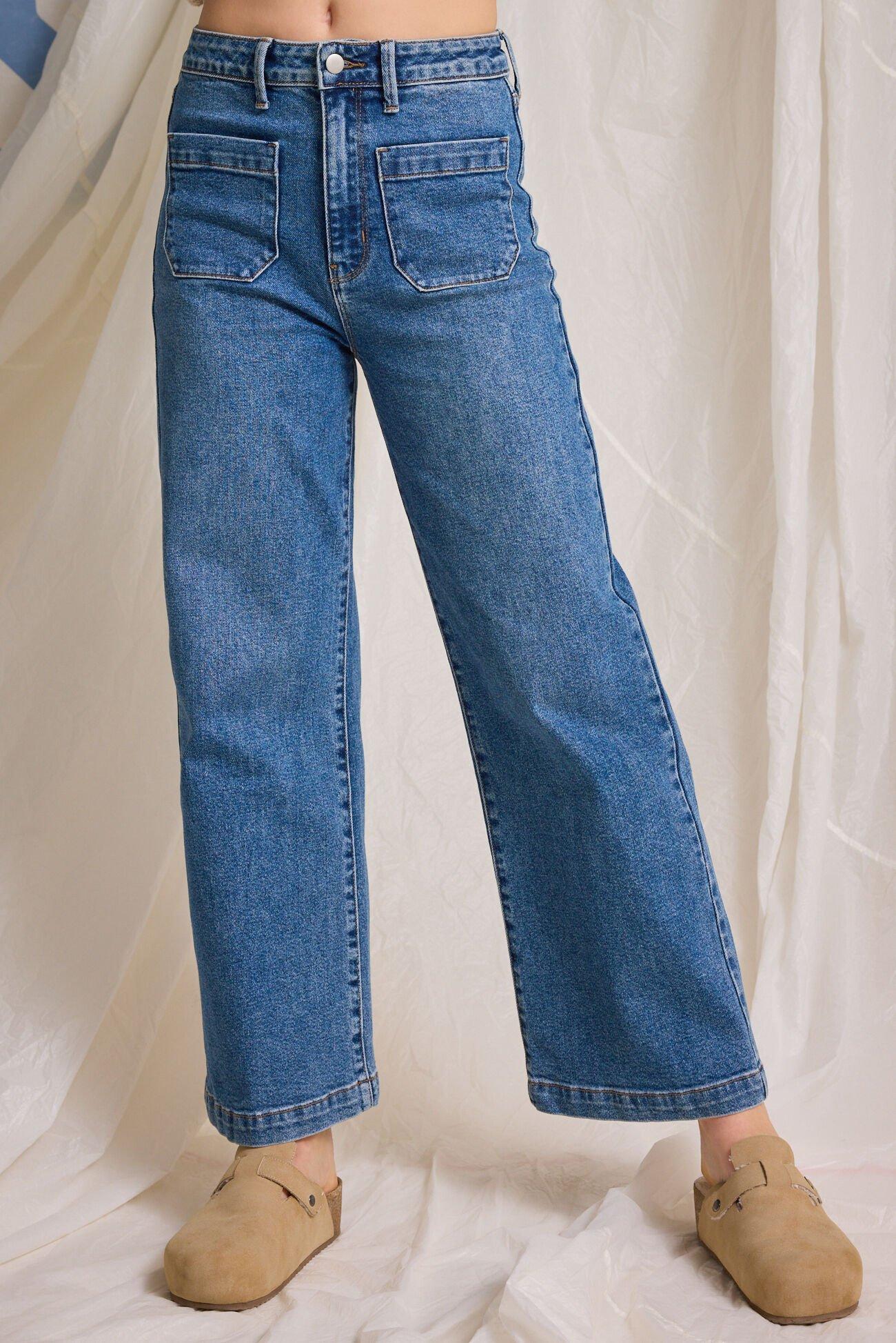Tally Wide Leg Jeans Product Image